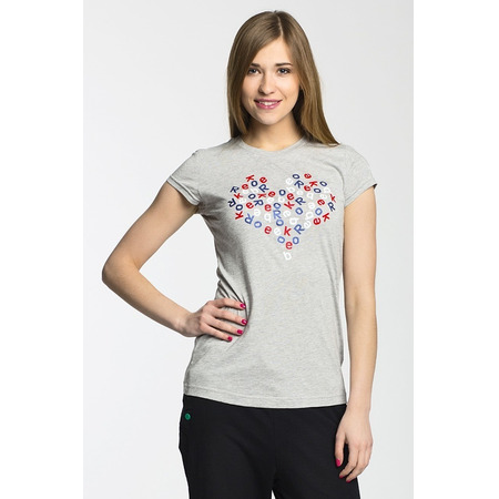 Reebok Camiseta Mujer Heart (Gris)