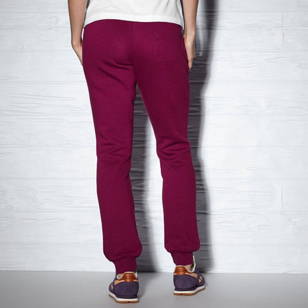 Reebok Classic Pantalón Mujer Fleece Cuffed Logo (granate)