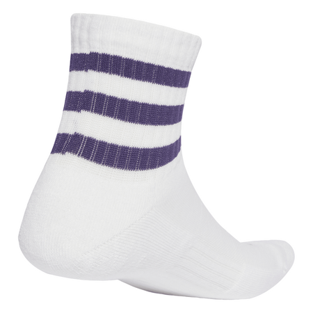 Adidas  3-Stripes Cushioned Low-Cut Socks 3 Pairs "White"