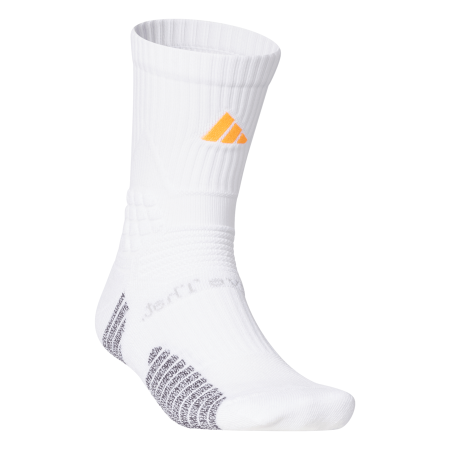 Adidas Anthony Edwards AE Crew Socks "White Lucid Orange"
