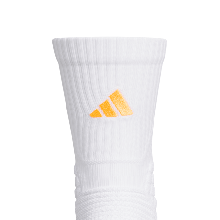 Adidas Anthony Edwards AE Crew Socks "White Lucid Orange"