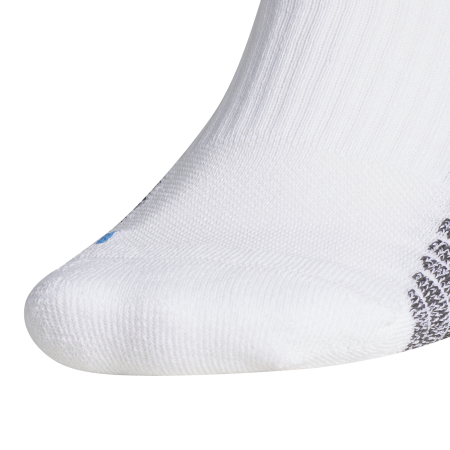 Adidas Anthony Edwards AE Crew Socks "White Lucid Ray Blue"