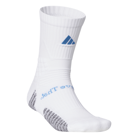 Adidas Anthony Edwards AE Crew Socks "White Lucid Ray Blue"