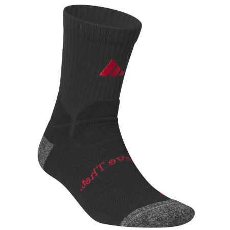 Adidas Anthony Edwards Crazy Lite Performance Sock "Black Pure Ruby"