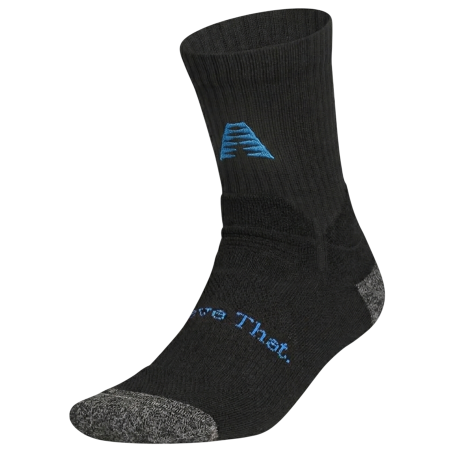 Adidas Anthony Edwards Crazy Lite Performance Sock "Black Royal Blue"