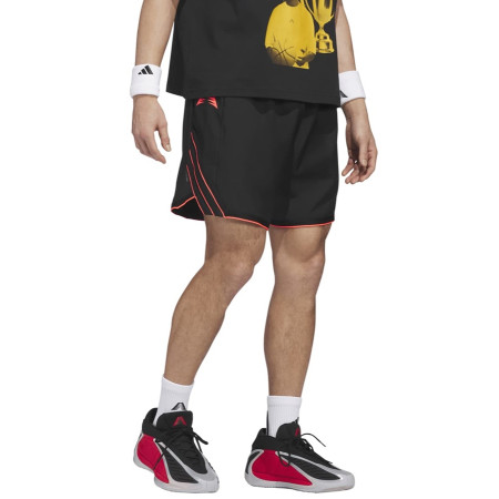Adidas Anthony Edwards Crazy Lite Shorts "Black-Solar Turbo"