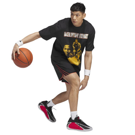 Adidas Anthony Edwards Crazy Lite Shorts "Black-Solar Turbo"