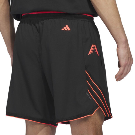 Adidas Anthony Edwards Crazy Lite Shorts "Black-Solar Turbo"