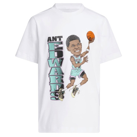 Adidas Anthony Edwards East Junior Tee "White"
