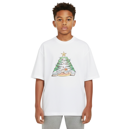 Adidas Anthony Edwards XMAS Junior Tee "White"