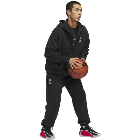 Adidas Basketball Anthony Edwards Foundation Full-Zip Hoodie "Black"