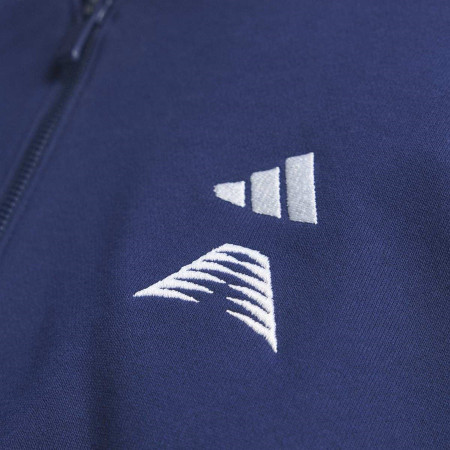 Adidas Basketball Anthony Edwards Foundation Full-Zip Hoodie "Dark Navy"
