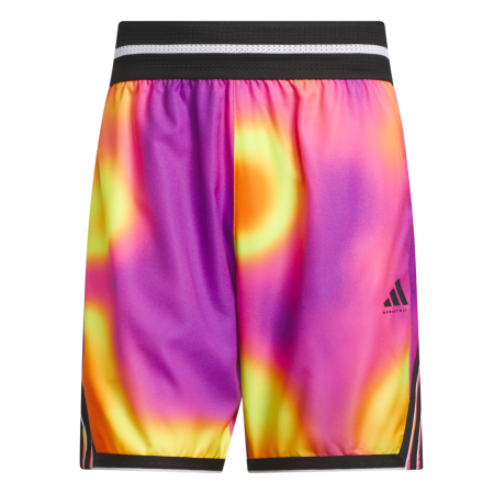 Adidas Basketball Crazylite AOP 6 Short "Lucid Pink-Yellow"