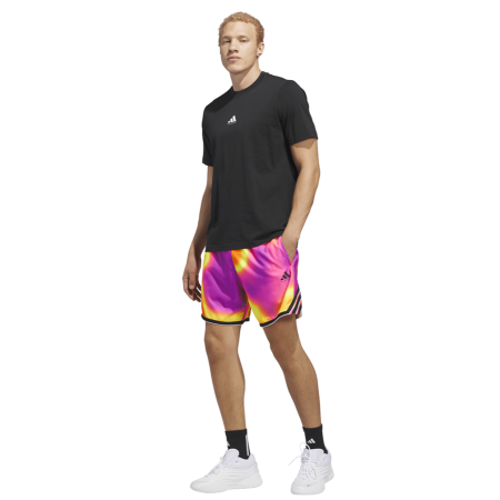 Adidas Basketball Crazylite AOP 6 Short "Lucid Pink-Yellow"