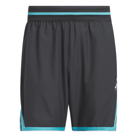 Adidas Basketball Crazylite Short "Carbon-Lucid Cyan"