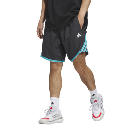 Adidas Basketball Crazylite Short "Carbon-Lucid Cyan"