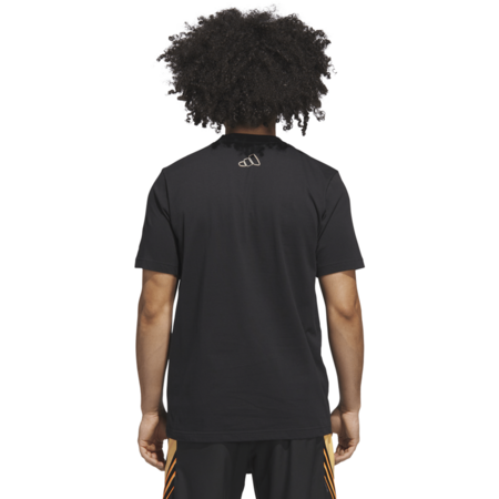 Adidas Basketball Novelty Eclipsed Graphic Tee "Black"