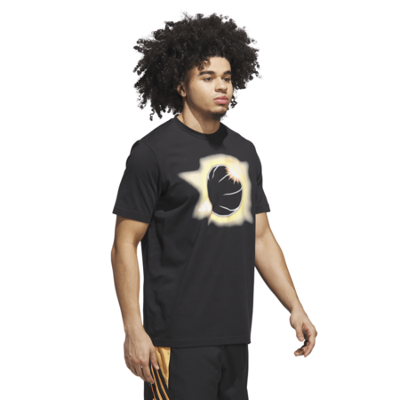 Adidas Basketball Novelty Eclipsed Graphic Tee "Black"