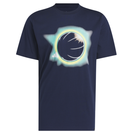 Adidas Basketball Novelty Eclipsed Graphic Tee "Night Indigo"