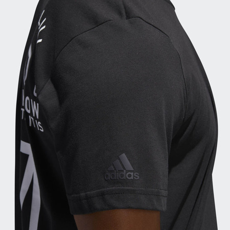 Adidas Camiseta Dame Logo Tee 2 schwarz