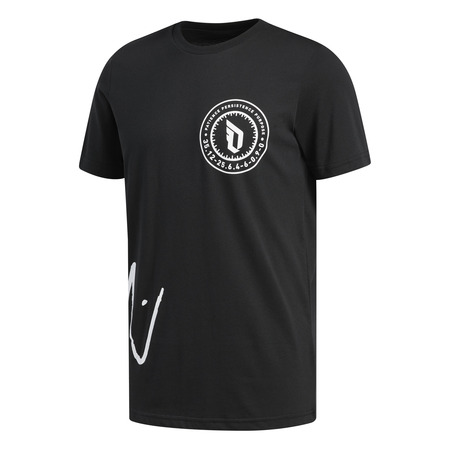 Adidas Camiseta Dame Logo Tee 2 schwarz
