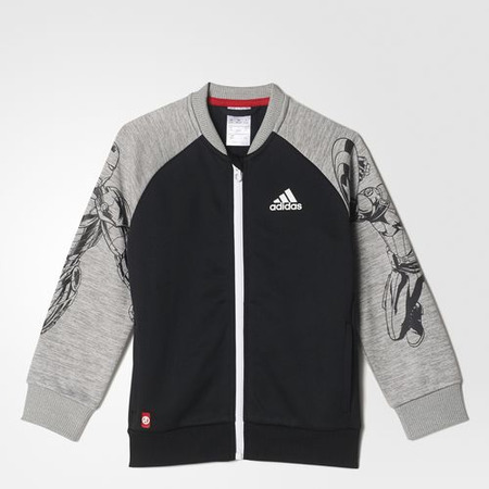 Adidas Chándal Marvel Avengers (schwarz/mittelgrau wärmer/weiß)