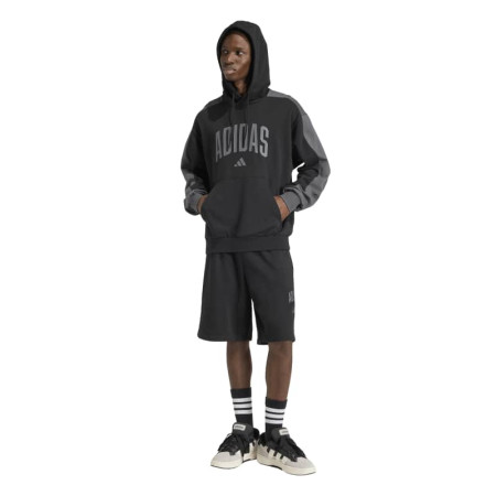 Adidas COLLEGIATE FLEECE HOODIE "Black"