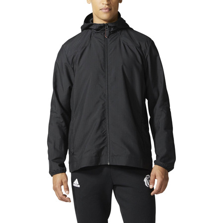 Adidas D Rose Windbreaker Jacke (schwarz)