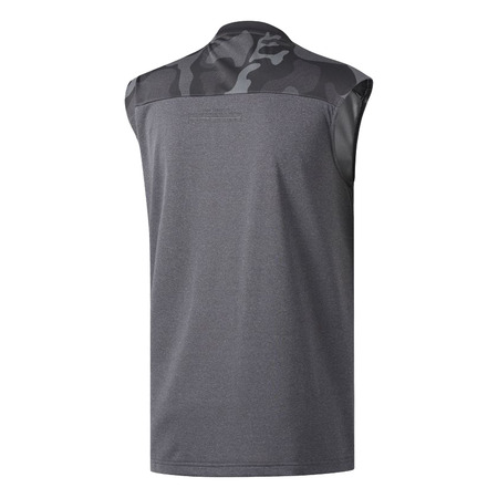 Adidas Dame ärmellose Tee Schwarz