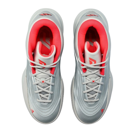 Adidas Dame X "Silver Met Lucid Red"