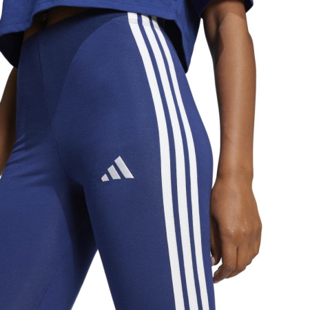 Adidas Essentials 3-Stripes Cotton Leggings "Blue"