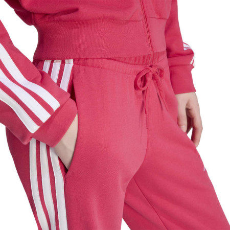 Adidas Essentials 3-Stripes French Terry Cuffed Joggers "Pink"