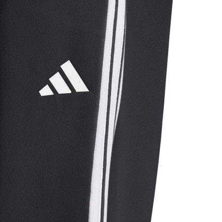 Adidas ESSENTIALS 3-STRIPES FRENCH TERRY CUFFED PANTS "Black"
