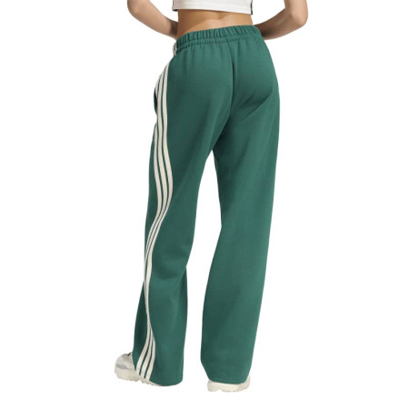 Adidas Essentials 3-Stripes Open-Hem Fleece Joggers "Green"