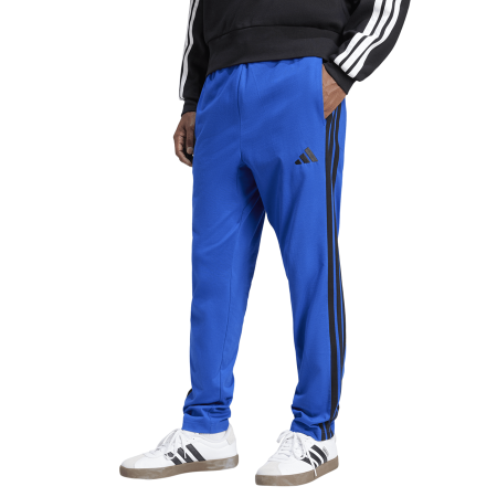 Adidas Essentials 3-Stripes Single Jersey Joggers "Team Royal-Black"