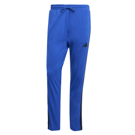 Adidas Essentials 3-Stripes Single Jersey Joggers "Team Royal-Black"