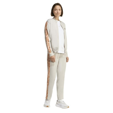 Adidas Essentials 3-Stripes Track Suit "Beige"