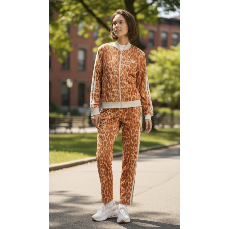Adidas ESSENTIALS 3-STRIPES Tracksuit ANIMAL AOP "wonder alumina"