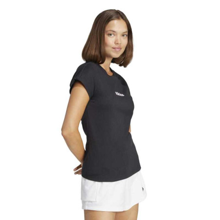 Adidas Essentials Linear Cotton T-Shirt "Black"