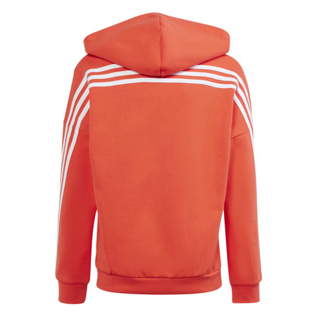 Adidas Girls Future Icons 3-Streifen Full-Zip Hooded Track Top "Bright Red"