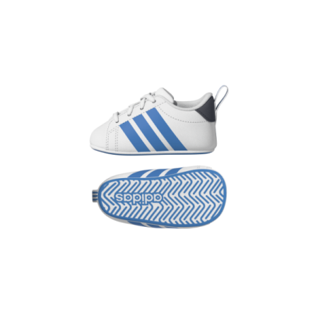 Adidas GRAND COURT SHOES CRIB "White-Blue"