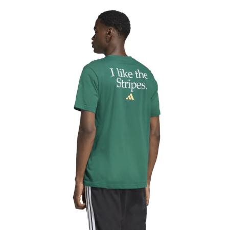 Adidas I LIKE THE STRIPES GRAPHIC T-SHIRT "Green"