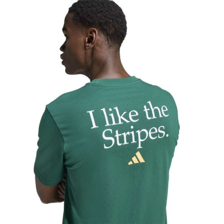Adidas I LIKE THE STRIPES GRAPHIC T-SHIRT "Green"