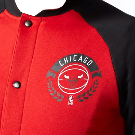 Adidas Jacke Washed Basket Chicago Bulls