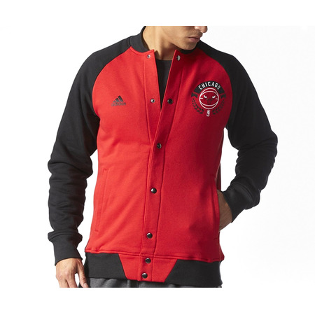 Adidas Jacke Washed Basket Chicago Bulls
