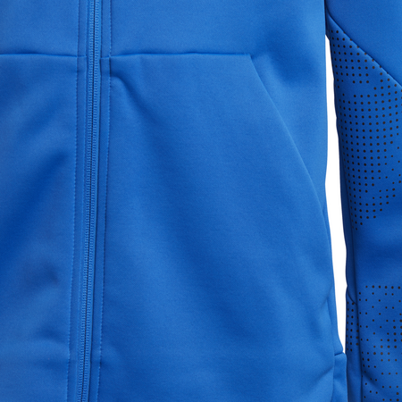 Adidas Junior FZ Training Climawarm Hoodie (Blau)