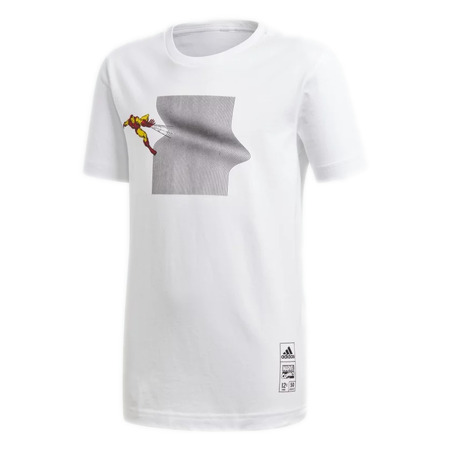 Adidas Junior Marvel Iron Man Tee (weiß)