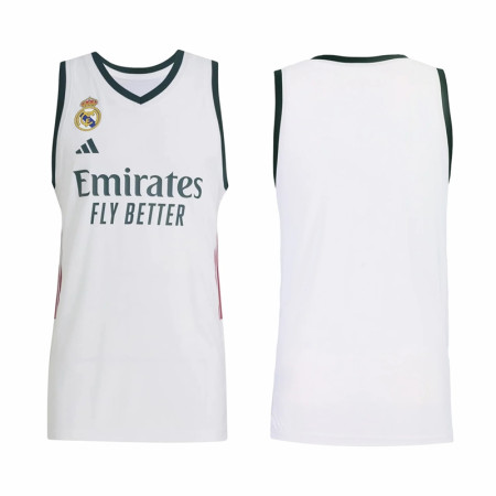 Adidas Junior Real Madrid Basketball 26/27 Home Jersey  "White"