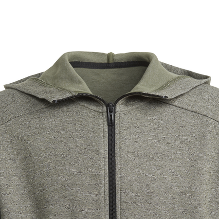 Adidas Junior Stadium FZ Hoodie (stadium htr/base green)