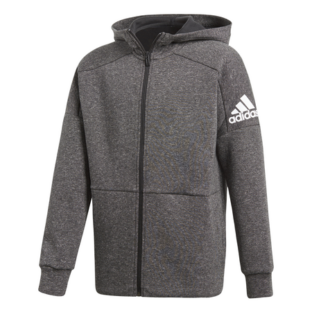 Adidas Junior Stadium FZ Hoodie (Stadium htr/Black)